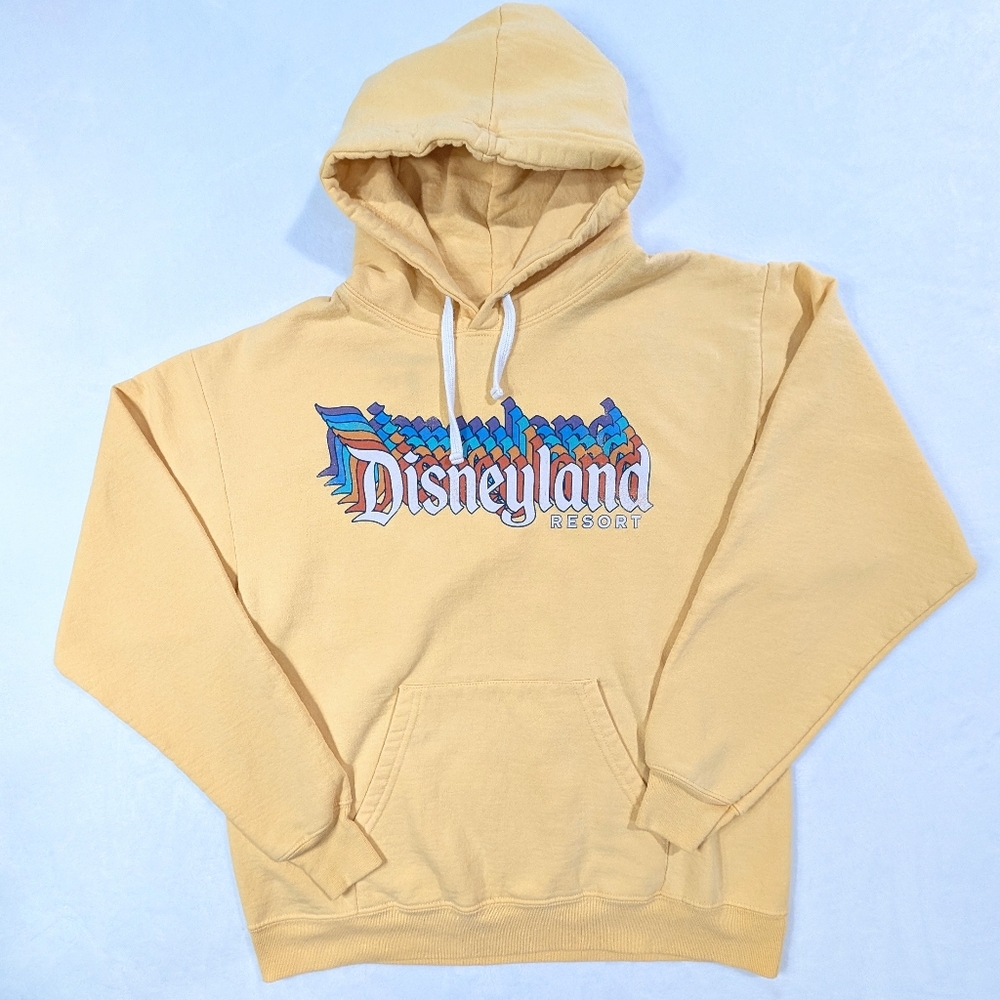 Disney‎ Disneyland Resort Yellow Hoodie Unisex Medium